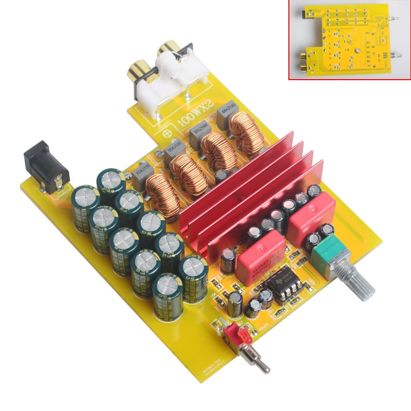 Brisa de Áudio Amplificador de Potência Digital de Áudio Mini Hifi Classe Tpa3116d2 * 2 Tpa3116 Avançado 2*100w Dc24v 4a Ba100 d - Image 4