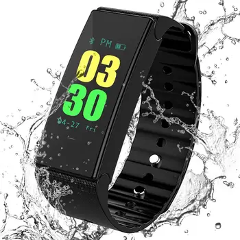 

D1 Bluetooth Smart Bracelet Fitness Tracker Step Counter Activity Monitor Band Alarm Clock Vibration Wristband IOS Android phone