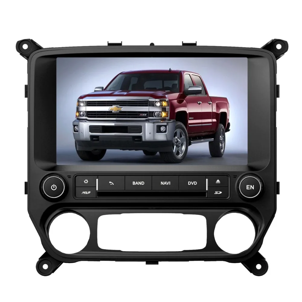 Sale Android 8.0 system PX5 Octa 8-Core CPU 2G Ram 32GB Rom Car DVD Radio GPS Navigation for Chevrolet Silverado 2013-2017 1
