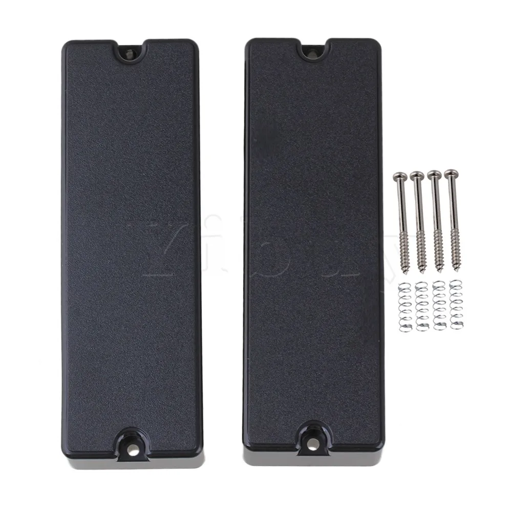 Yibuy 2x Черный 6 Строка Humbucker запечатаны Бас Гитара Доставка гитара аксессуары|guitar