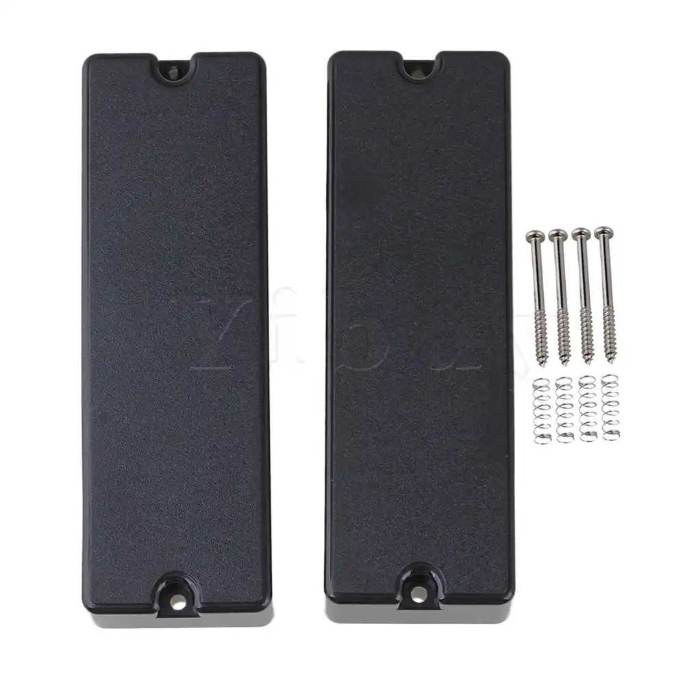 Yibuy 2x Черный 6 Строка Humbucker запечатаны Бас-Гитара Доставка гитара аксессуары - изображение