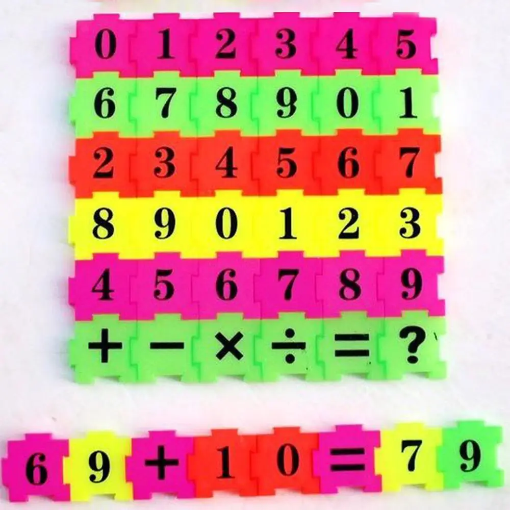 Learning 36Pcs/Set Toy Puzzle Numbers Educational Baby Jigsaw Math Gift 