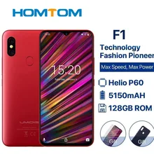 Umidigi F1 6.3″ Waterdrop Fhd+ Display Helio P60 Android 9.0 4gb Ram 128gb Rom 5150mah 18w Fast Charge Smartphone Nfc 16mp Phone