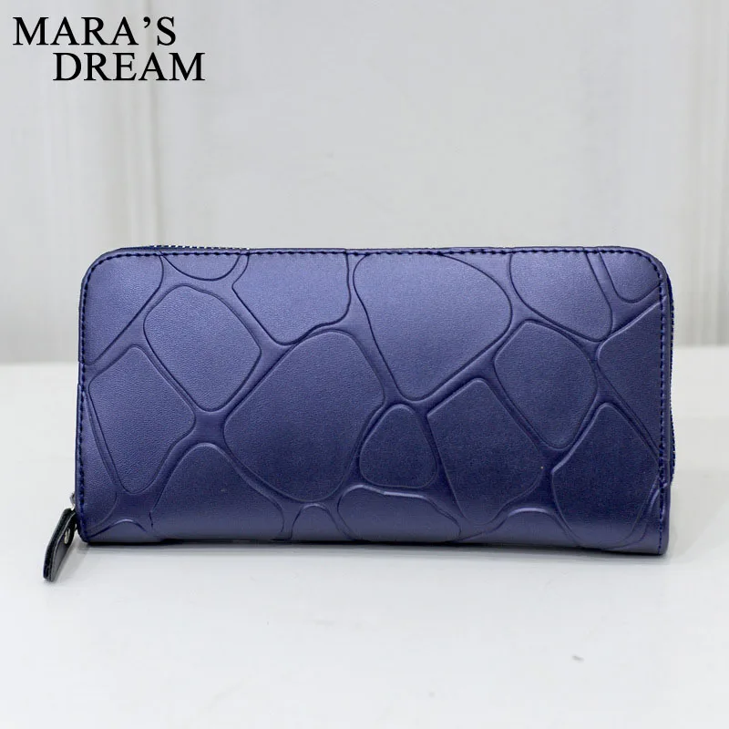 

Mara's Dream 2019 Women's Long Pu Stone Pattern Leather Wallet Wallet Women's Wallet Phone Pocket