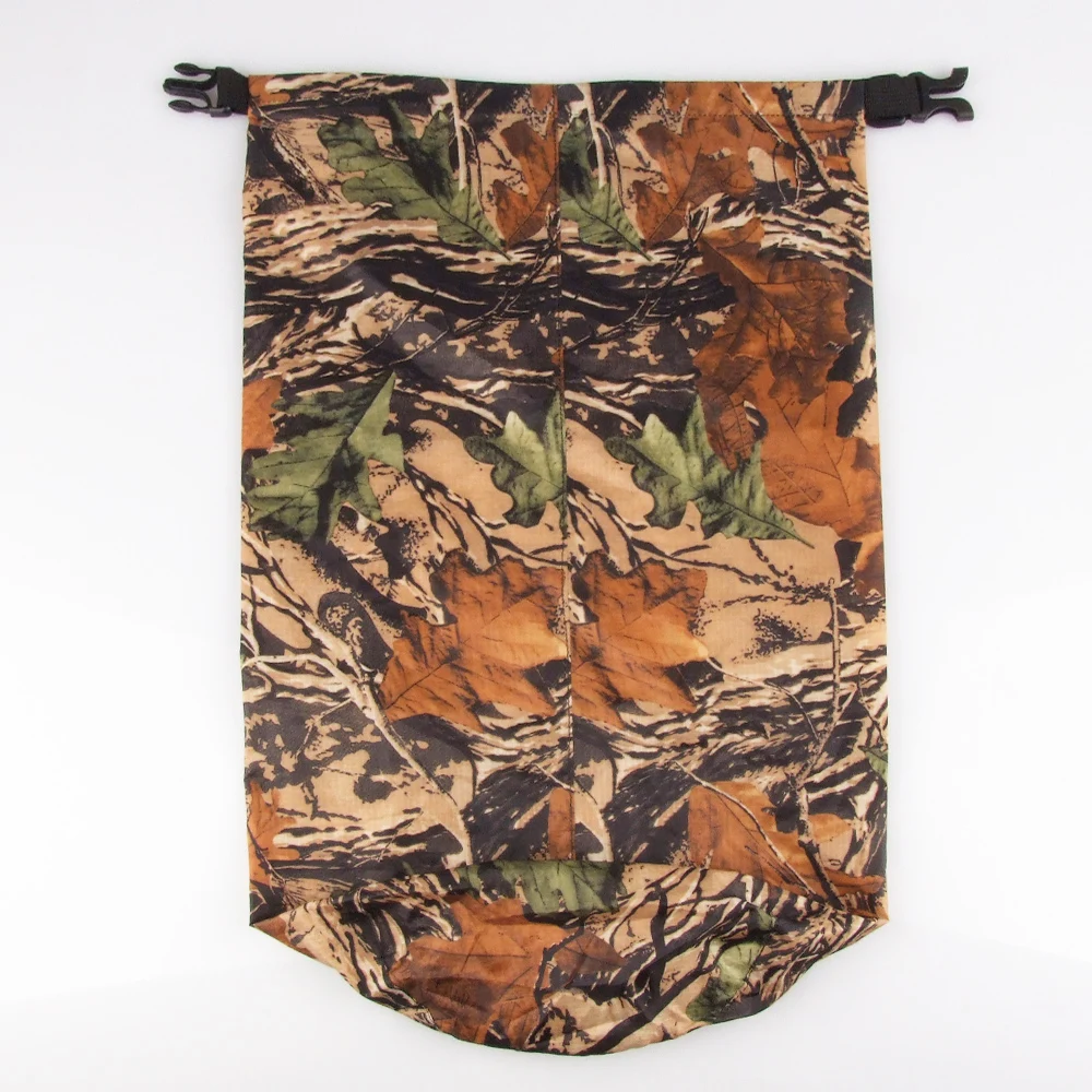 Outdoor 2 Pieces 15L & 8L Camo Waterproof Dry Sack Bag Travel Camping Climbing Hiking Kayak Canoe Inflatable Boat Accessory