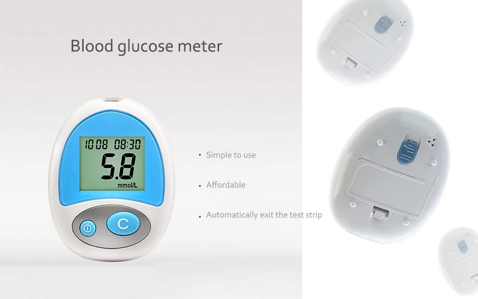 Измеритель уровня глюкозы в крови и тест-полоски и ланцет медицинский глюкометр для измерения уровня глюкозы в крови, глюкометр для измерения уровня сахара в диабет тестер