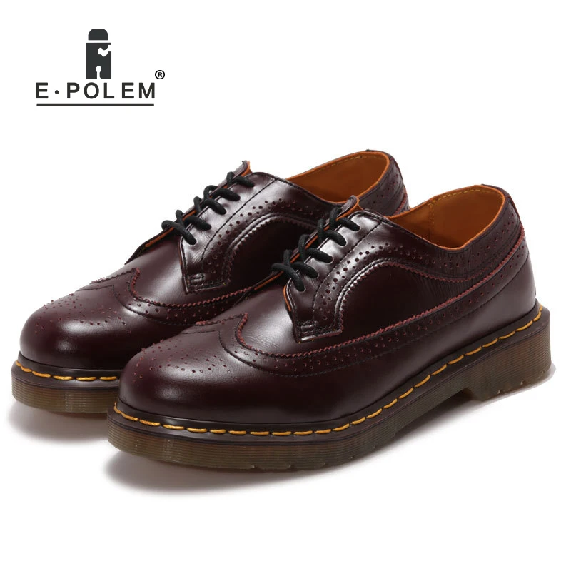Мужские Винтажные туфли из натуральной кожи бордового цвета со шнуровкой|shoes