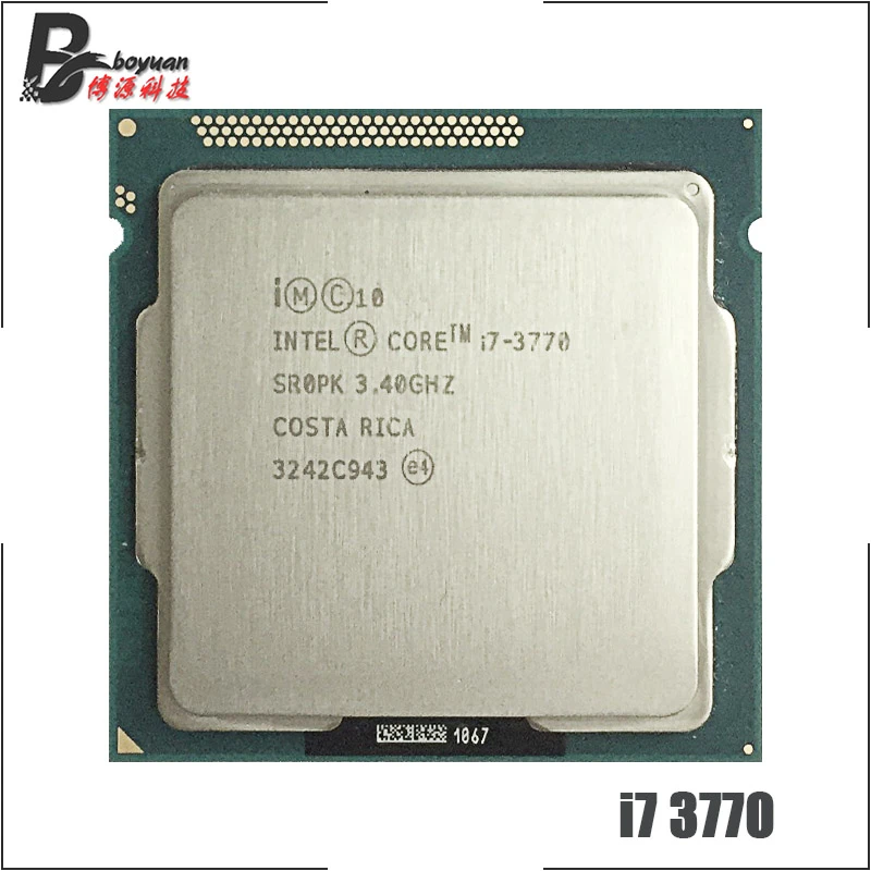 Intel Cpu Core I7 3770 3.4 Ghz