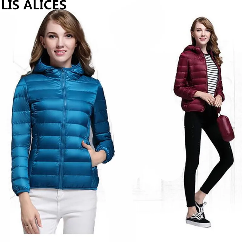

LIS ALICES 2018 New Brand Arrive White Duck Down Jacket Men Autumn Winter Warm Coat Men's Light Thin Duck Down Jacket Coats