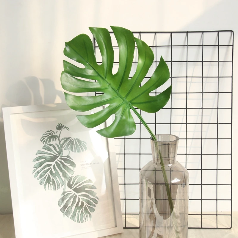 

Artificial Plants Green Turtle Leaves Garden Home decor 1 pc home decorative 72cm Autumn Decoration artificial grass plant latex