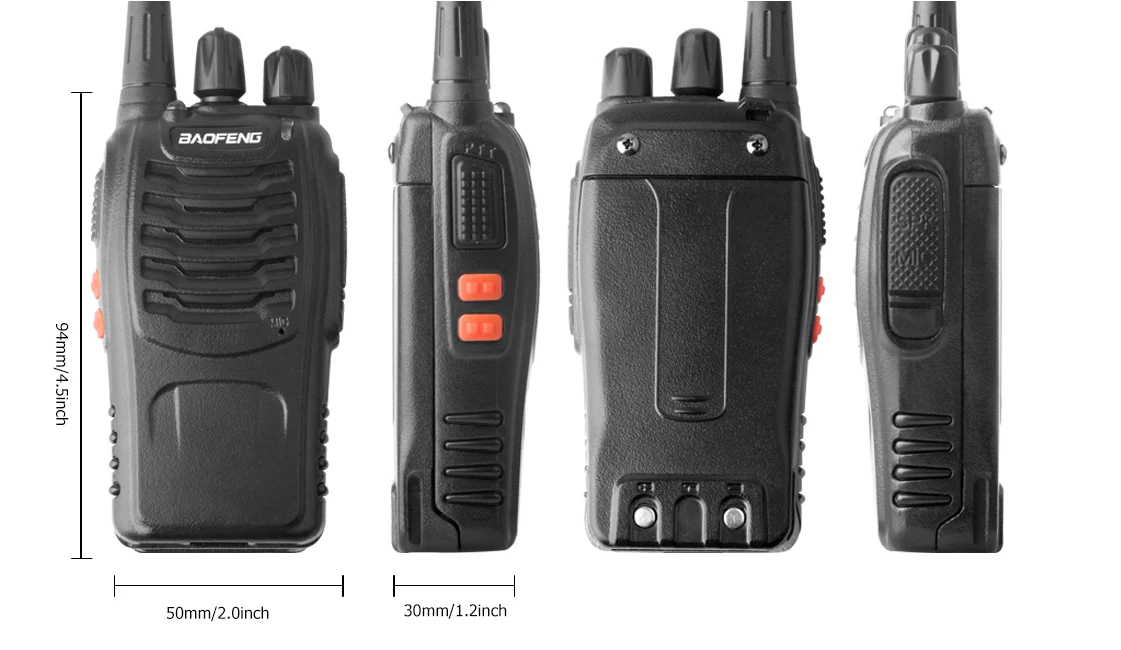 2 шт. Baofeng BF-888s портативная рация UHF 400-470 МГц 16CH портативный любительский радиопередатчик Professional taklie walkie аксессуары