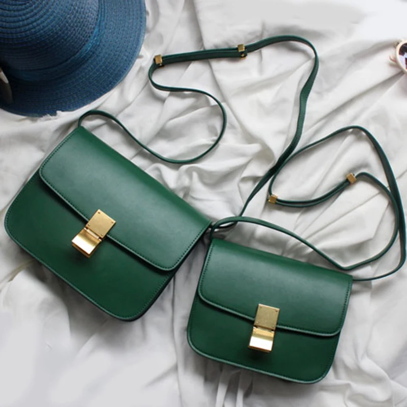 Роскошная Брендовая женская сумка кросс боди Bolsas Feminina из натуральной кожи на
