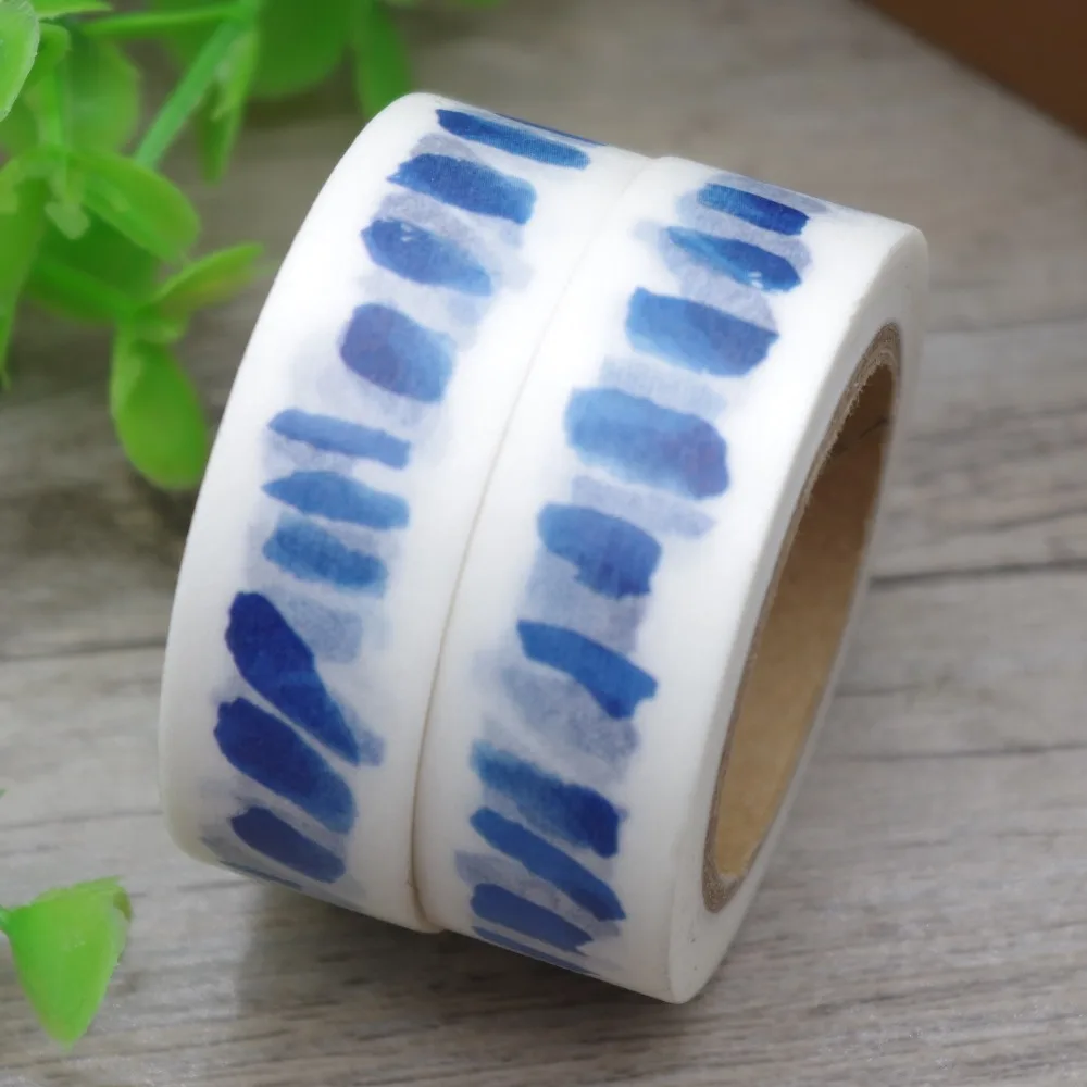 2017 New 1x Washi Paper Tape Painting Dots Decorative Masking Japanese Stationery School