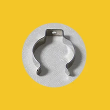 500 шт./лот T12 U Клип Клин трубки лампа база металлический держатель поверхностное покрытие для светодиодная флуоресцентная лампа