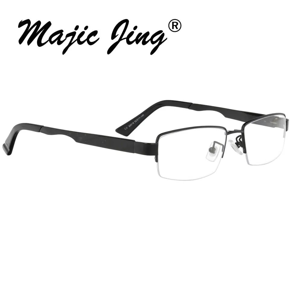 Металлические солнцезащитные очки Magnent, поляризационные, винтажные, для мужчин, на застежке, очки для близорукости, S9018