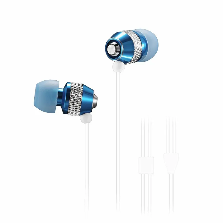 Wallytech WEA-081 METAL earphone blue1