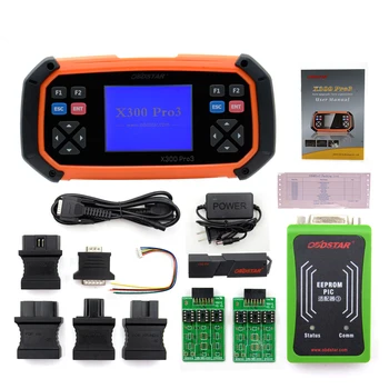 

Update Online OBDSTAR X300 PRO3 Key Master OBDII X300 Key Programmer Odometer Correction Tool EEPROM/PIC English Version