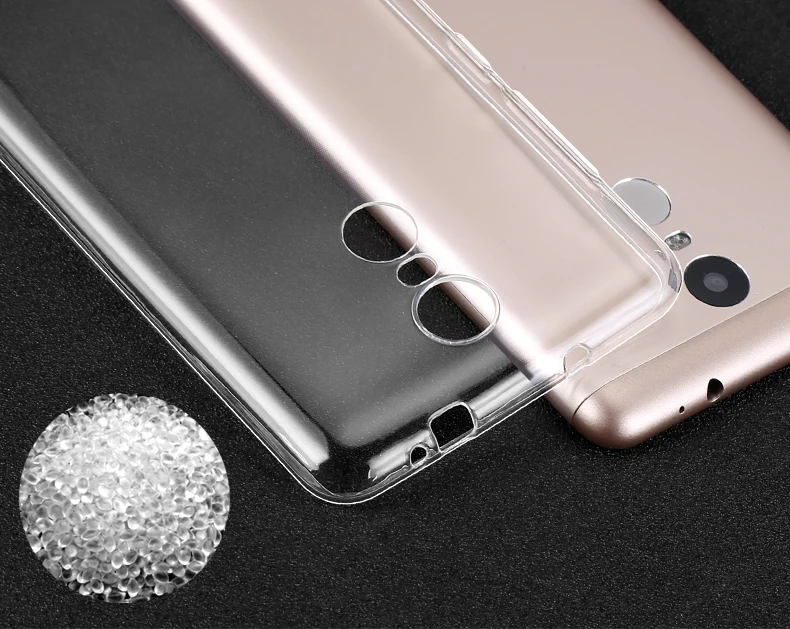 Ультратонкий для Xiaomi Redmi note 4x Case Чехол Прозрачный ТПУ мягкая Назад Защитный Для