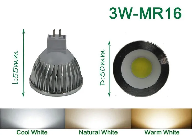 LED COB Spotlight-3W-MR16