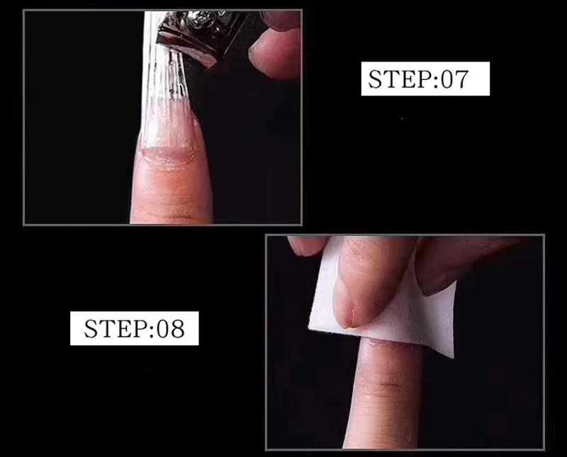 Горячий 1 м/1,5 м/2 м дизайн ногтей стекловолокно для УФ гель ногти "сделай сам" белый акриловый наращивание ногтей с скребком инструмент для спа ногтей