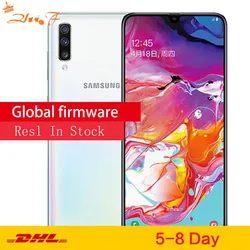 Мобильный телефон Samsung Galaxy A70 /a7050, 6 ГБ/128 ГБ, большой экран, сканер отпечатка пальца, двойная карта