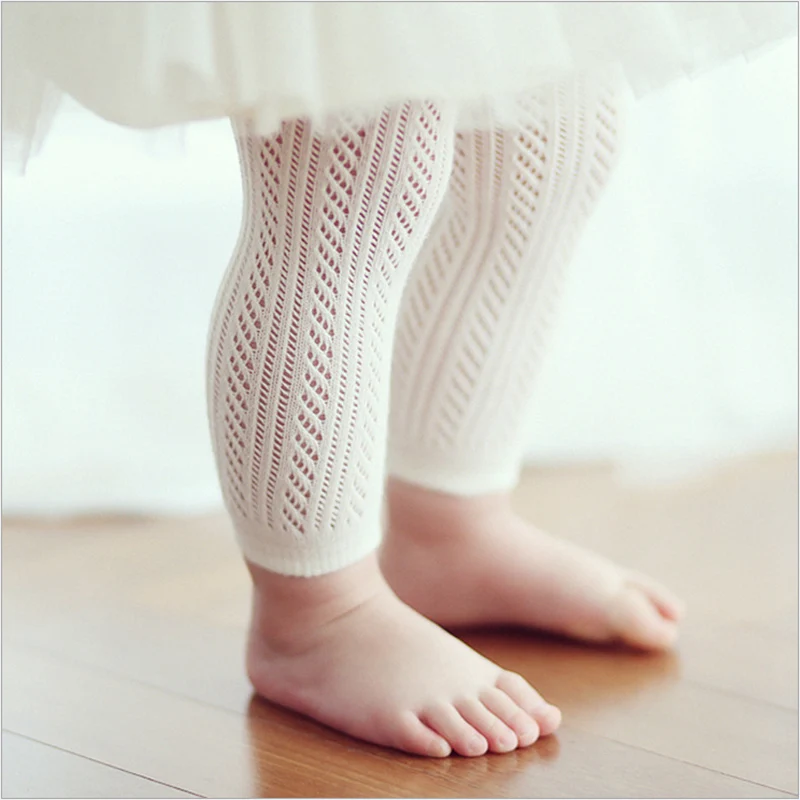 little girls white leggings