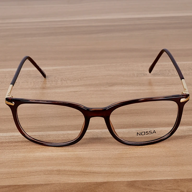 NOSSA, женские и мужские элегантные ацетатные очки, студенческие оптические очки, оправа, сине-белые оправы для очков, прозрачные линзы, очки