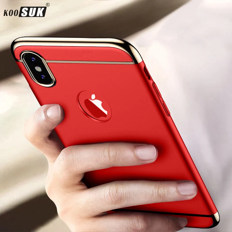 Для iPhone 5 5S SE чехол s Роскошный Жесткий PC Автомобильный держатель кольцо Магнитный