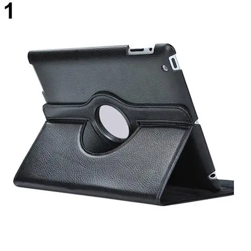 360 Rotating Folio Stand Smart Faux Leather Case Cover For Apple Ipad 2 3 4