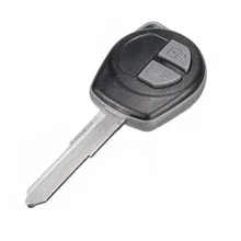 2-Button Uncut Remote Key FOB Case For SUZUKI IGNIS ALTO SX4 VAUXHALL AGILA Black