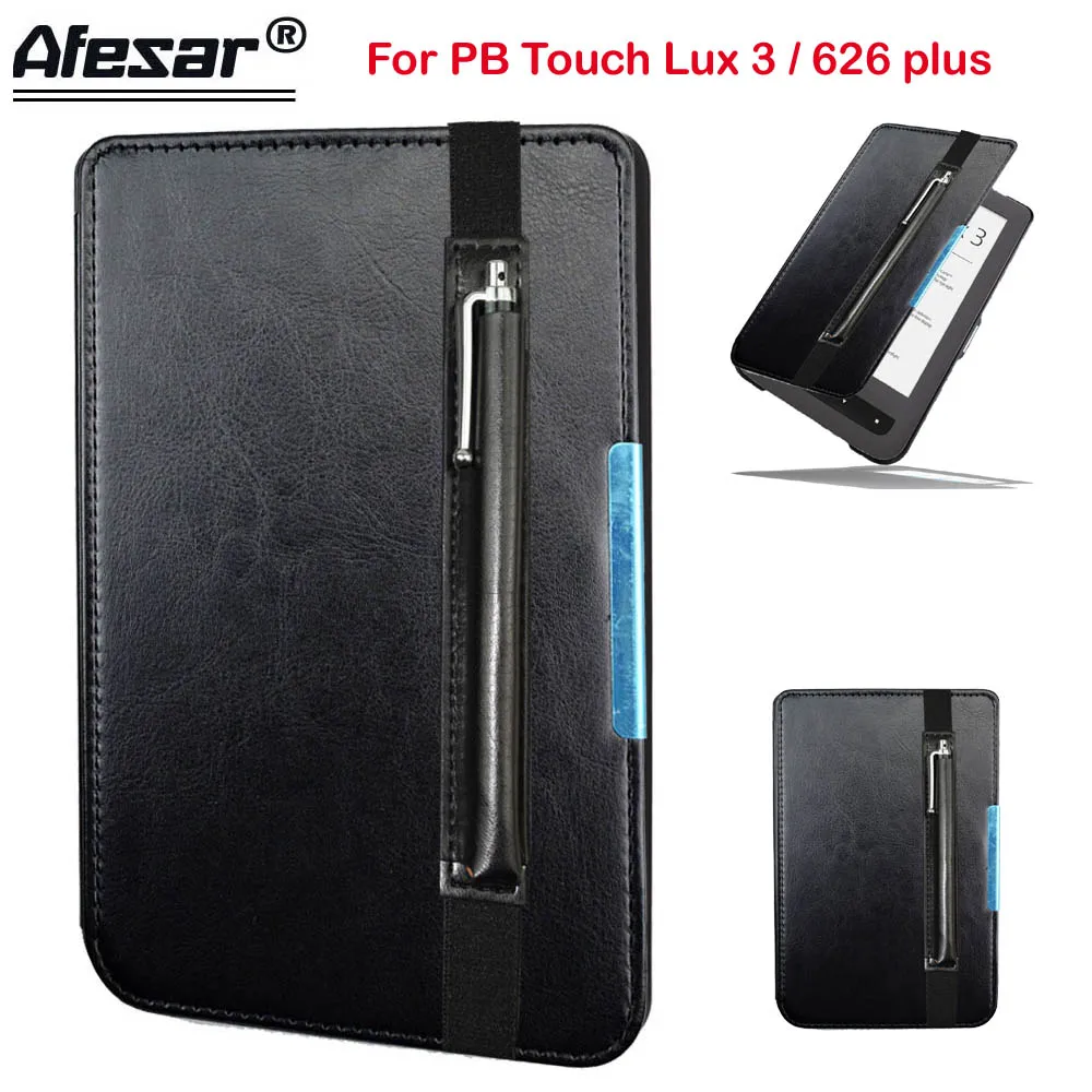 Новый чехол книжка с откидной крышкой для Pocketbook Touch Lux 3 электронной книги PB 626 Plus