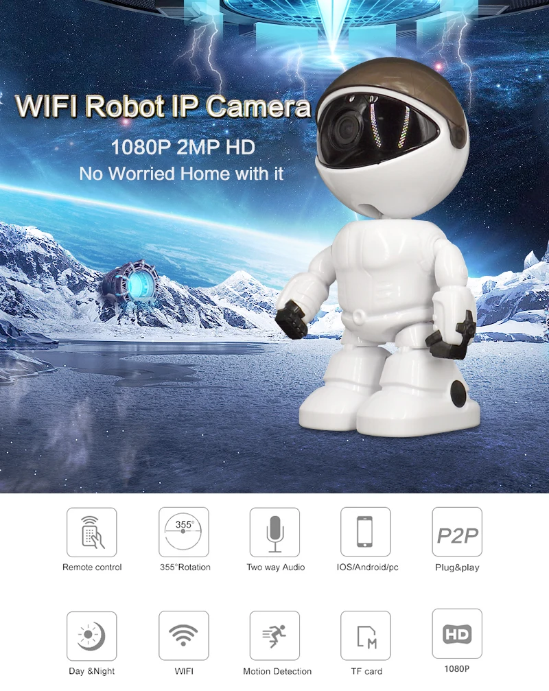 WIFI Robot IP Camera 01