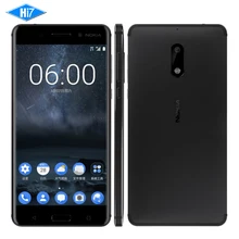 New Unlocked Nokia 6 4GB RAM 64GB ROM 4G LTE Dual SIM Qualcomm Octa Core 5.5” Fingerprint 3000mAh 16MP Nokia6 Cell Smart Phone