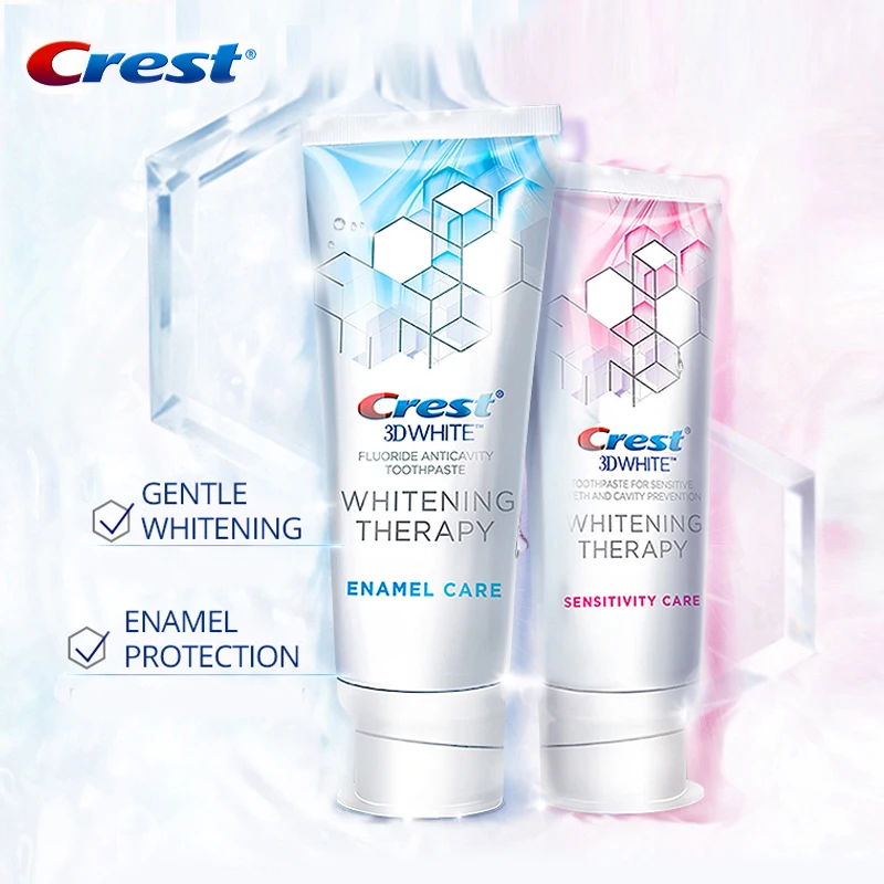 Crest 3D белая зубная паста и крестовое действие зубная щетка отбеливание зубов Brillance Витаминная защита чувствительность уход Глубокая чистка