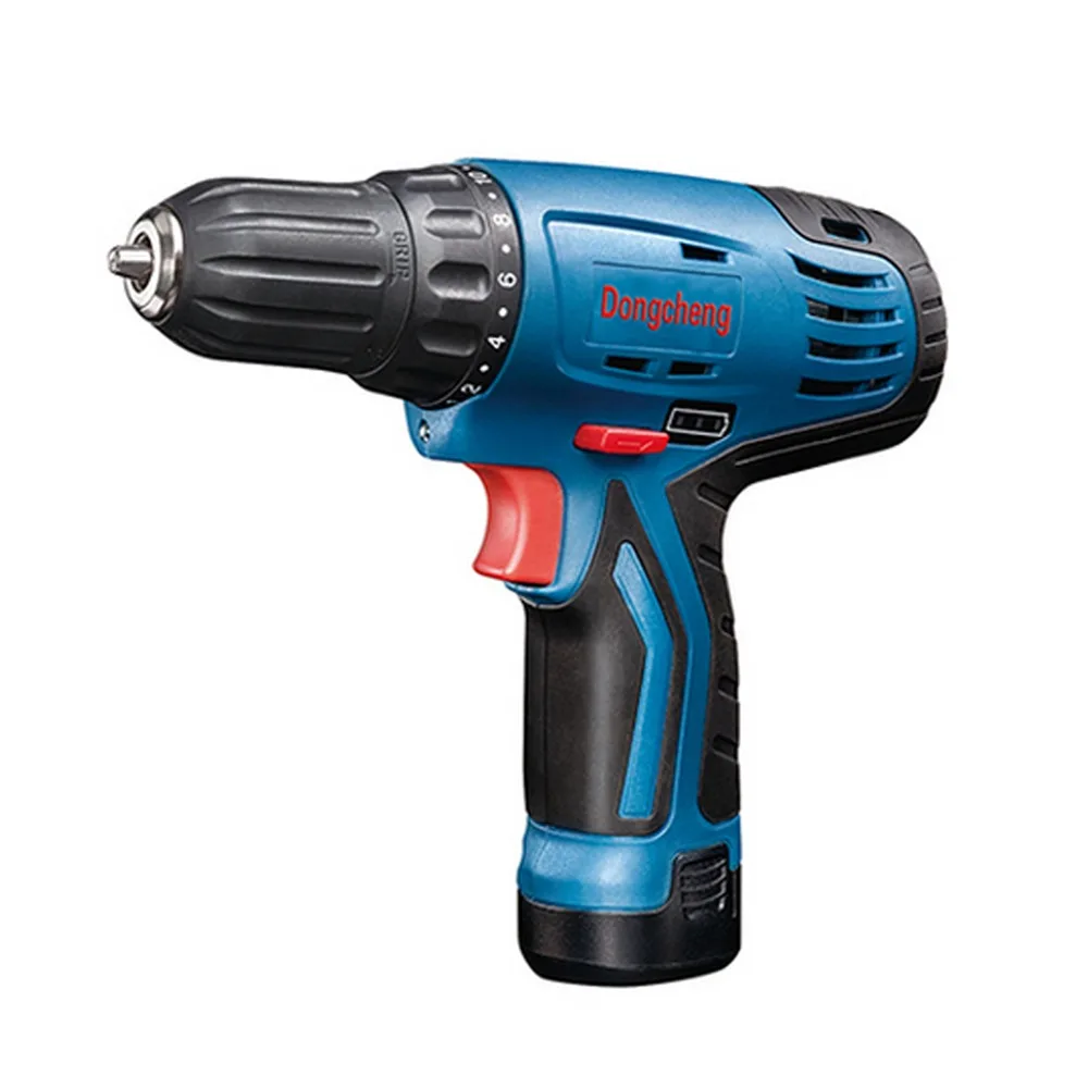 Dongcheng 12v Cordless Screwdriver Rechargeable Li Battery Adjustable