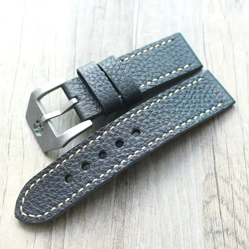 TOTOYHandmade супер мягкие итальянский борьба 24 мм подходит для пей pam441 кожаная мужская