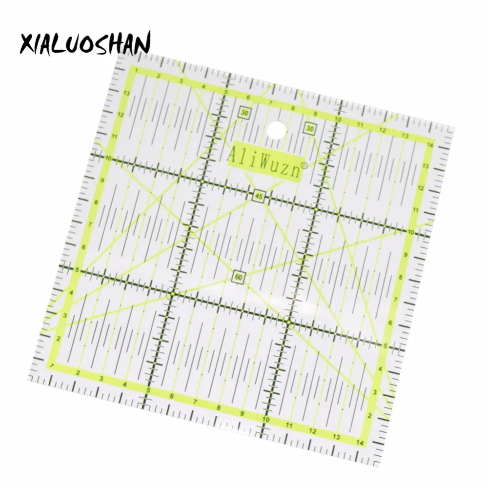 1 шт. офисные и школьные принадлежности 15x15 см Лоскутная линейка шов швейные инструменты для рисования ног