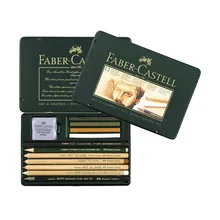 FABER CASTELL 12 штук карандаша эскиз пастельный эскиз живопись сочетание углеродного 112960