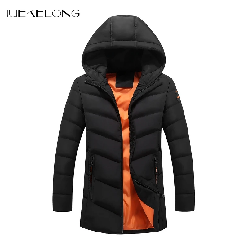 Winter Jacket Men Coats Classic Short Thick Inner Pocket And Threaded Knitted Cuffs Design Brand