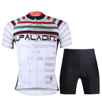 

ILPALADINO Professional Cycling Jerseys Apparel 2018 Bike Shirt White Short Sleeve MTB Mountain Bike Bicycle Sport Clothes