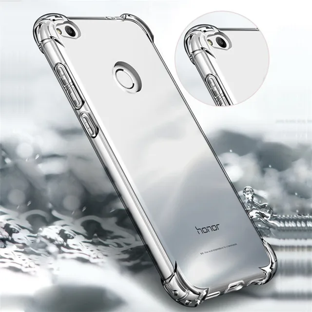 Clear Anti-knock Cover case for Huawei P8 lite 2017 P10 P20 P30 lite P30 Pro Honor 6X 7X 8X 8C 8S 8A 9 10 Mate 10 20 lite 2