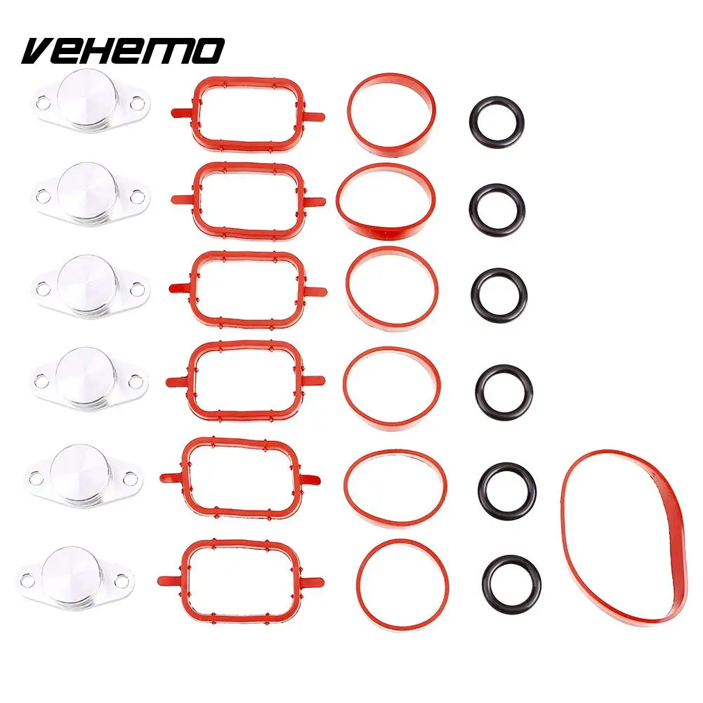 Алюминиевый резиновый Профессиональный Премиум Swirl лоскут Пустой Автомобильный двигатель ремонтный комплект Замена впускного коллектора прокладка для BMW M57