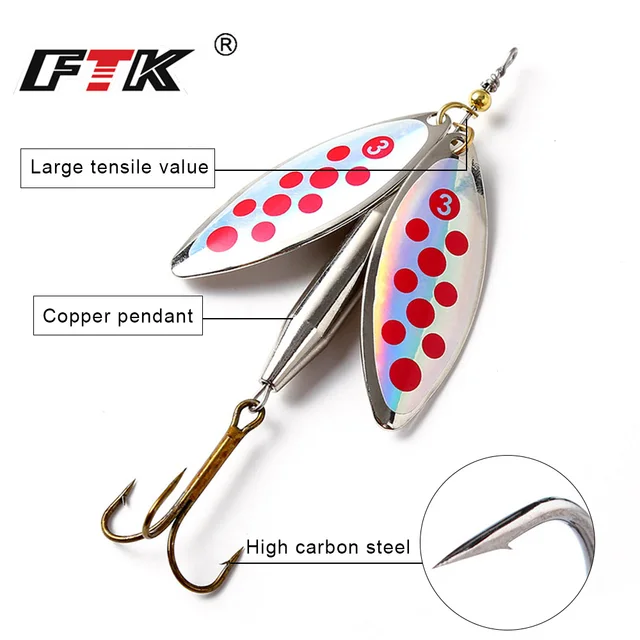 Double spinner lure Clearance