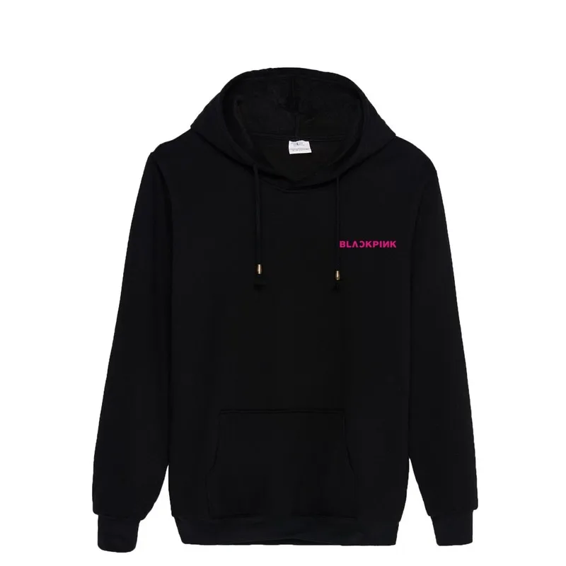  2019 Fashion KPOP BLACKPINK ROSE Concert Album Hoodie Hip Hop Casual Style Loose Plus Size Hooded C