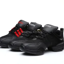 Новое Прибытие натуральная кожа танцы кроссовки обувь/джаз обувь/хип-хоп танцевальная обувь Воздушной подушке пятки