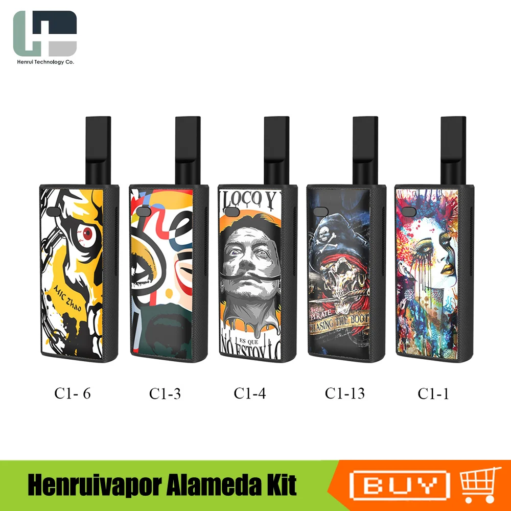 Оригинальный испаритель Henruivapor Alameda 650 мАч аккумулятор 0 5 мл картридж с CBD бак для