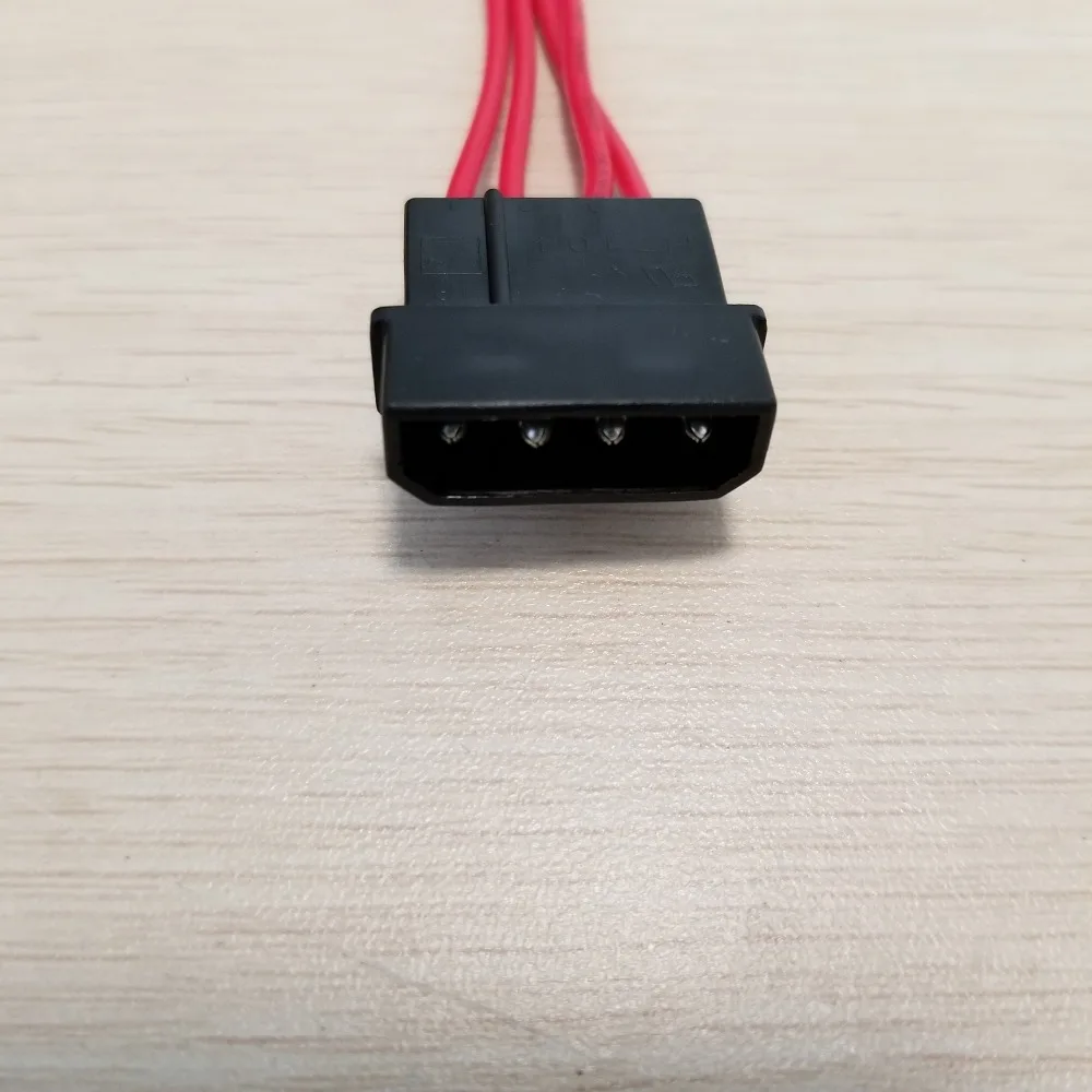 ПК компьютер DIY 4Pin IDE Molex 1 до 5 15 pin распределитель SATA жесткий диск Кабель питания