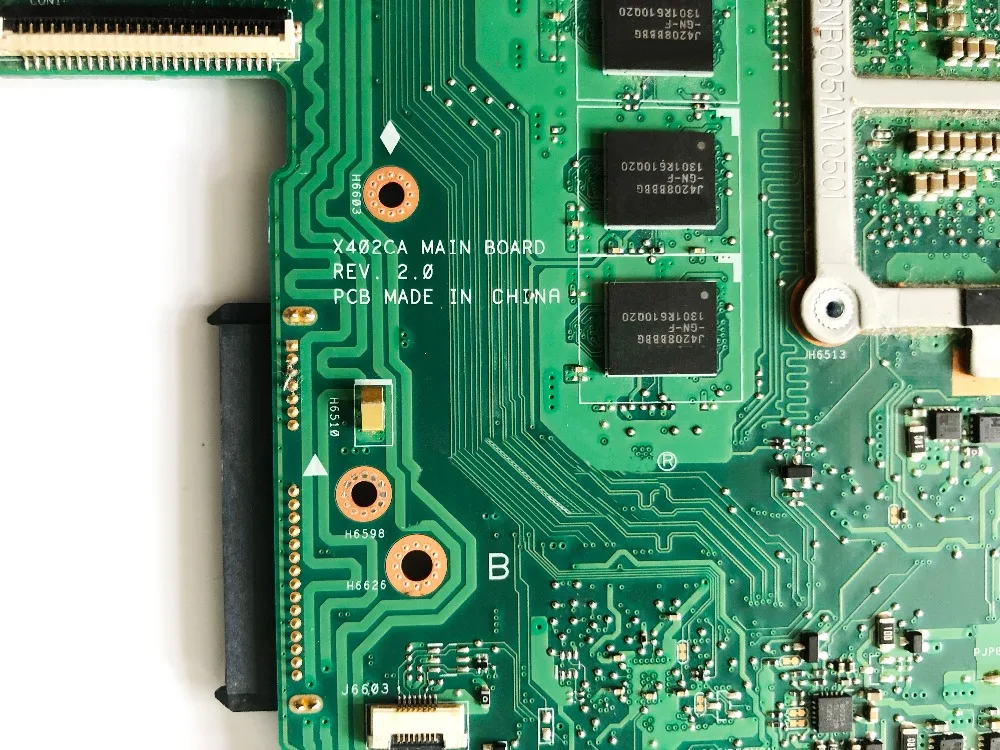 Оригинальная материнская плата для ноутбука ASUS X402CA X402CA HM76 I3-3217U 4GB REV 2,0 протестирована хорошая