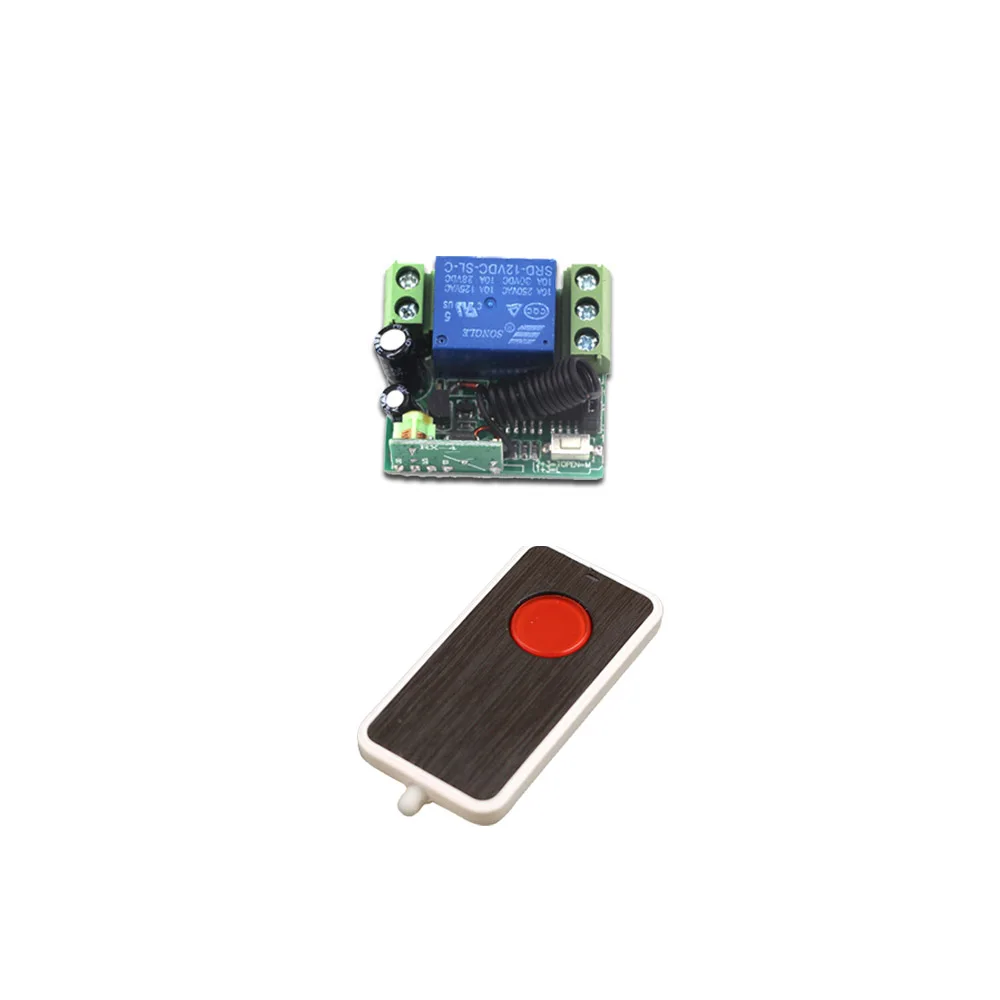 

High Quality DC12V Mini 315/433MHz RF Wireless Remote Control System Door Opener Switch Universal Smart Home Remote Control
