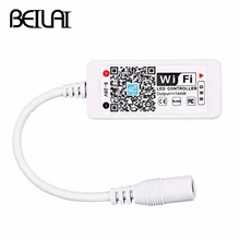 BEILAI DC 12V Mini WIFI LED RGB Controller With DC Female By Smartphone Control For SMD